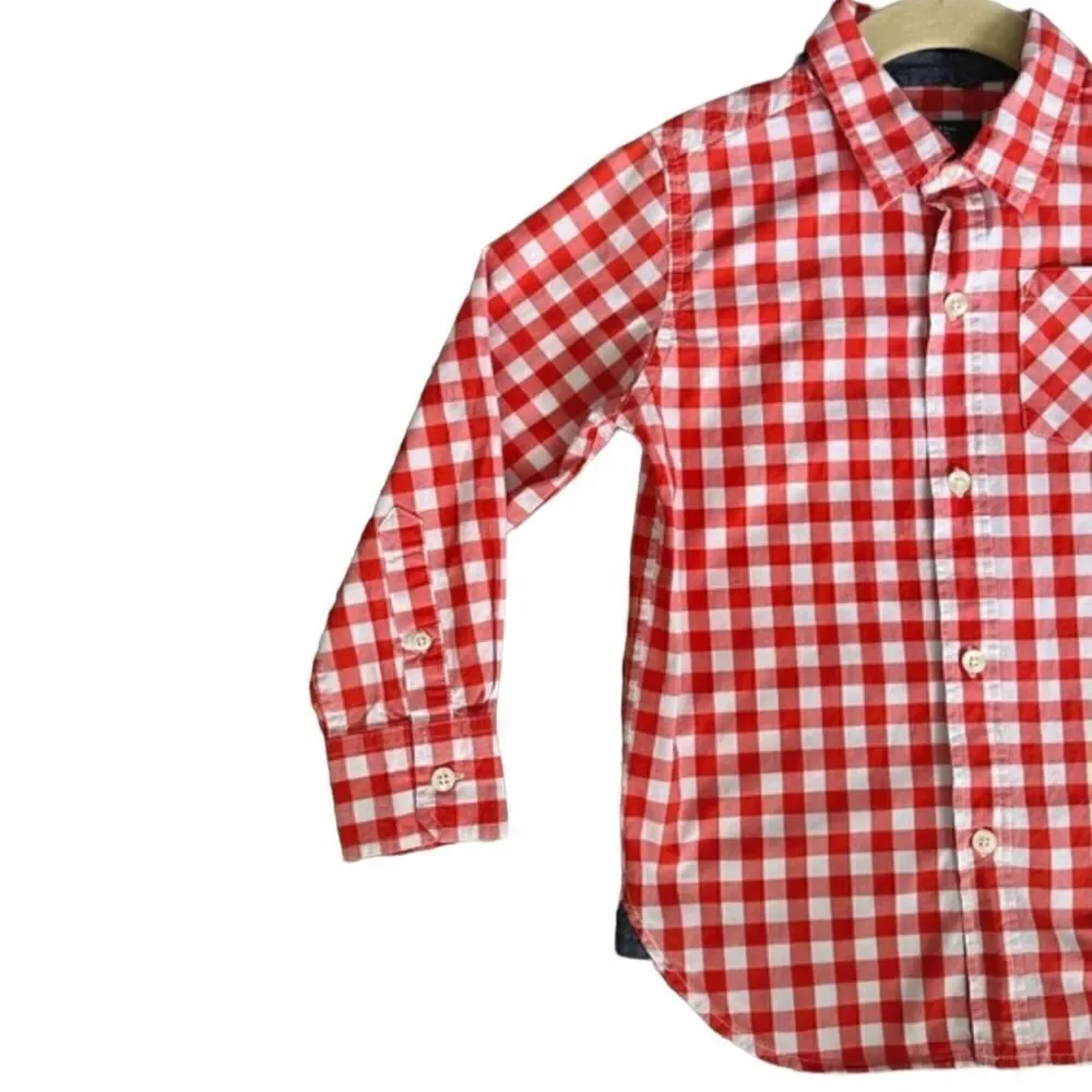 GAP Kids | Orange | CHECKED SHIRT